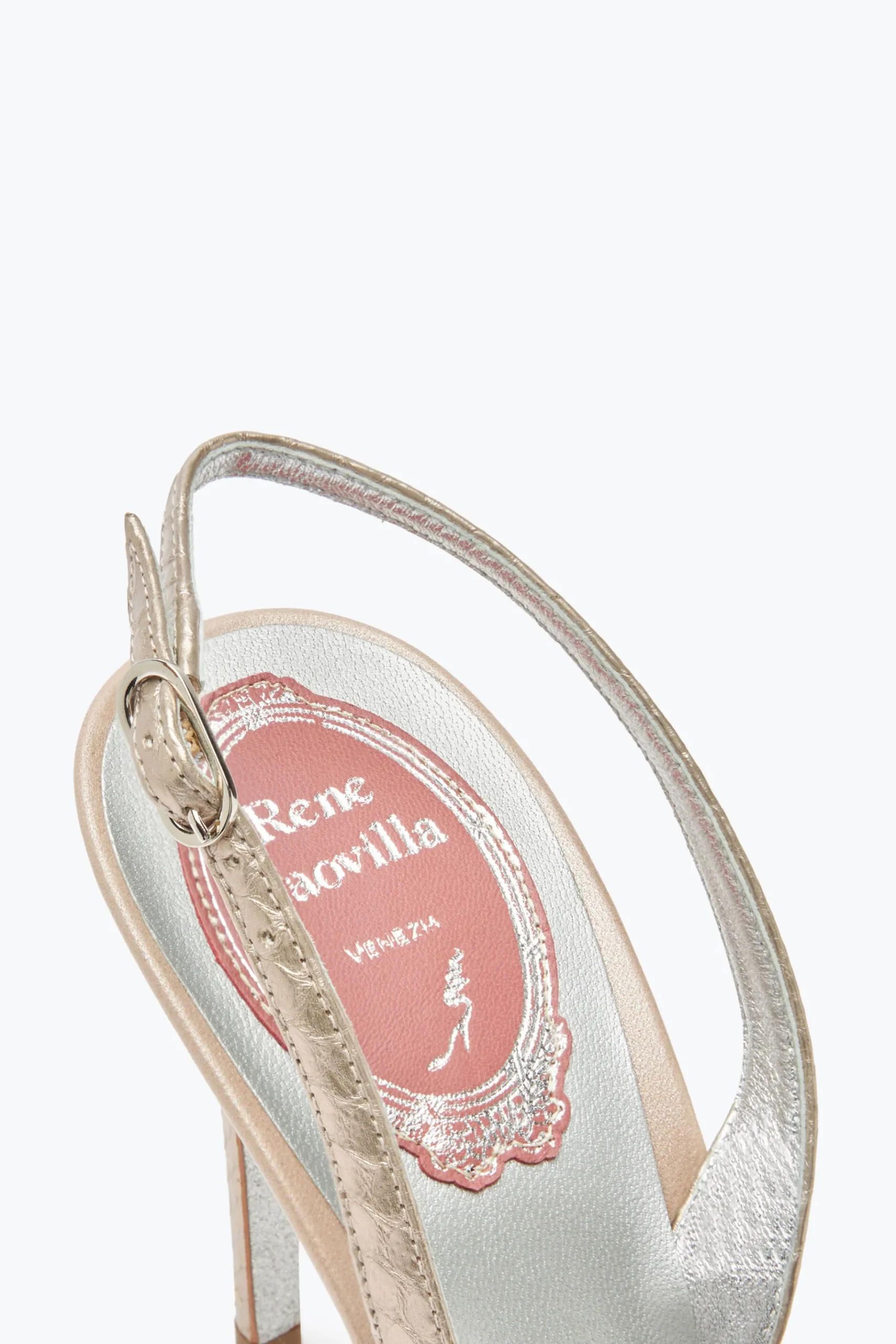 Icone|Slingback^Rene Caovilla Slingback Gioiello Grigie Veneziana Grigio