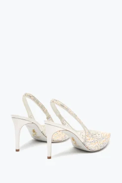 Collezione Sposa|Slingback^Rene Caovilla SLINGBACK PEARL BIANCA 80 Bianco