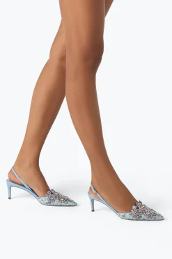 Slingback^Rene Caovilla Slingback Veneziana Azzurro Pastello 60 Blu