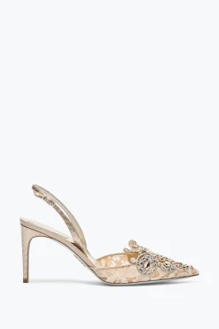 Slingback^Rene Caovilla SLINGBACK VENEZIANA 80 Champagne