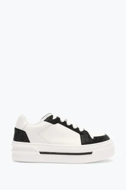 Sneaker^Rene Caovilla SNEAKER XTRA BIANCO- CON CRISTALLI 50 Nero