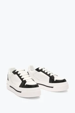 Sneaker^Rene Caovilla SNEAKER XTRA BIANCO- CON CRISTALLI 50 Nero