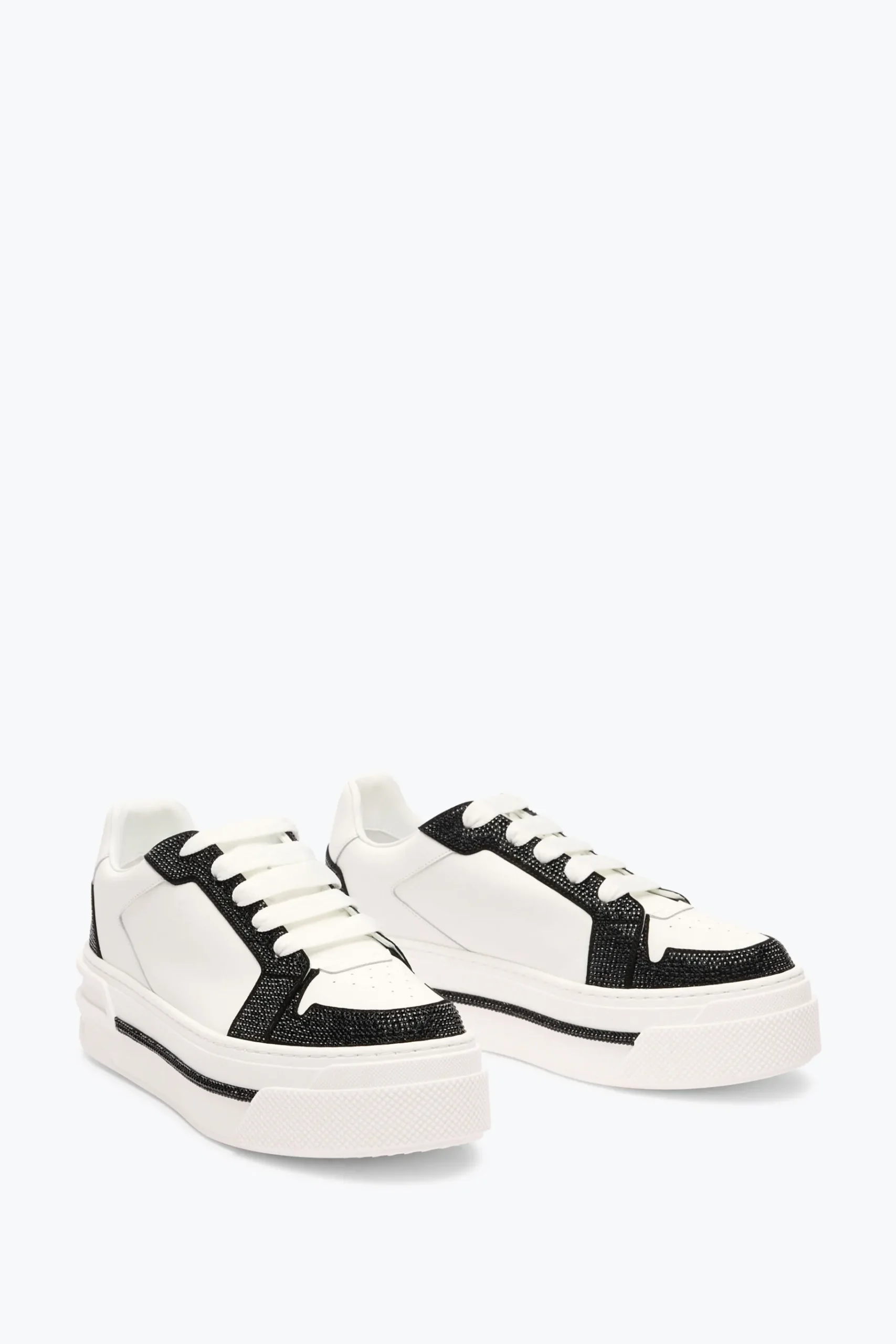 Sneaker^Rene Caovilla SNEAKER XTRA BIANCO- CON CRISTALLI 50 Nero