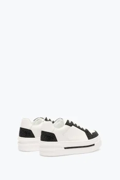Sneaker^Rene Caovilla SNEAKER XTRA BIANCO- CON CRISTALLI 50 Nero