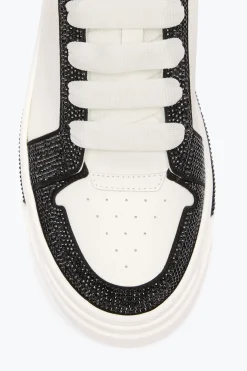 Sneaker^Rene Caovilla SNEAKER XTRA BIANCO- CON CRISTALLI 50 Nero