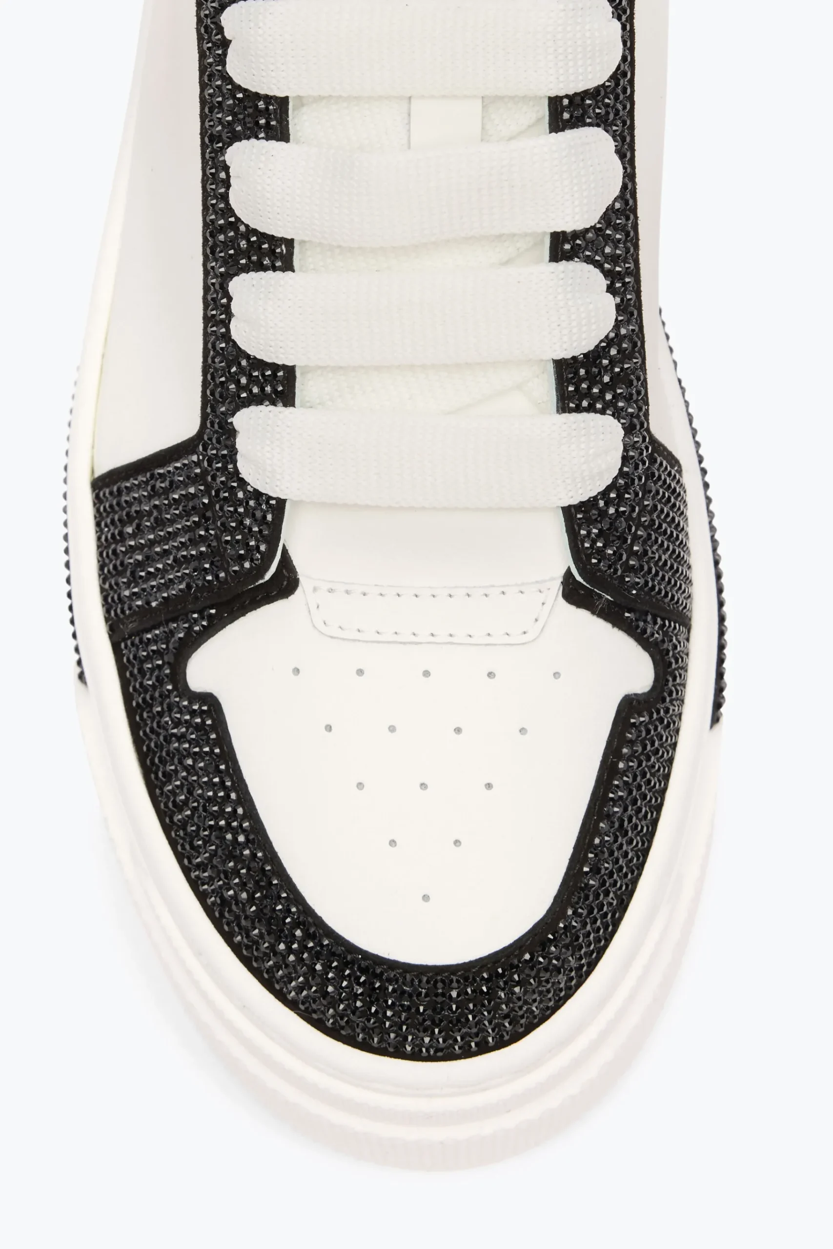 Sneaker^Rene Caovilla SNEAKER XTRA BIANCO- CON CRISTALLI 50 Nero