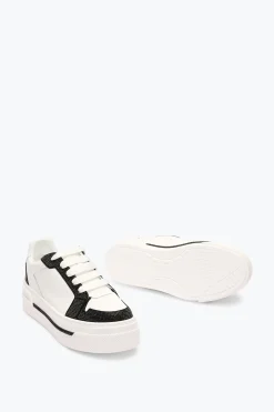Sneaker^Rene Caovilla SNEAKER XTRA BIANCO- CON CRISTALLI 50 Nero