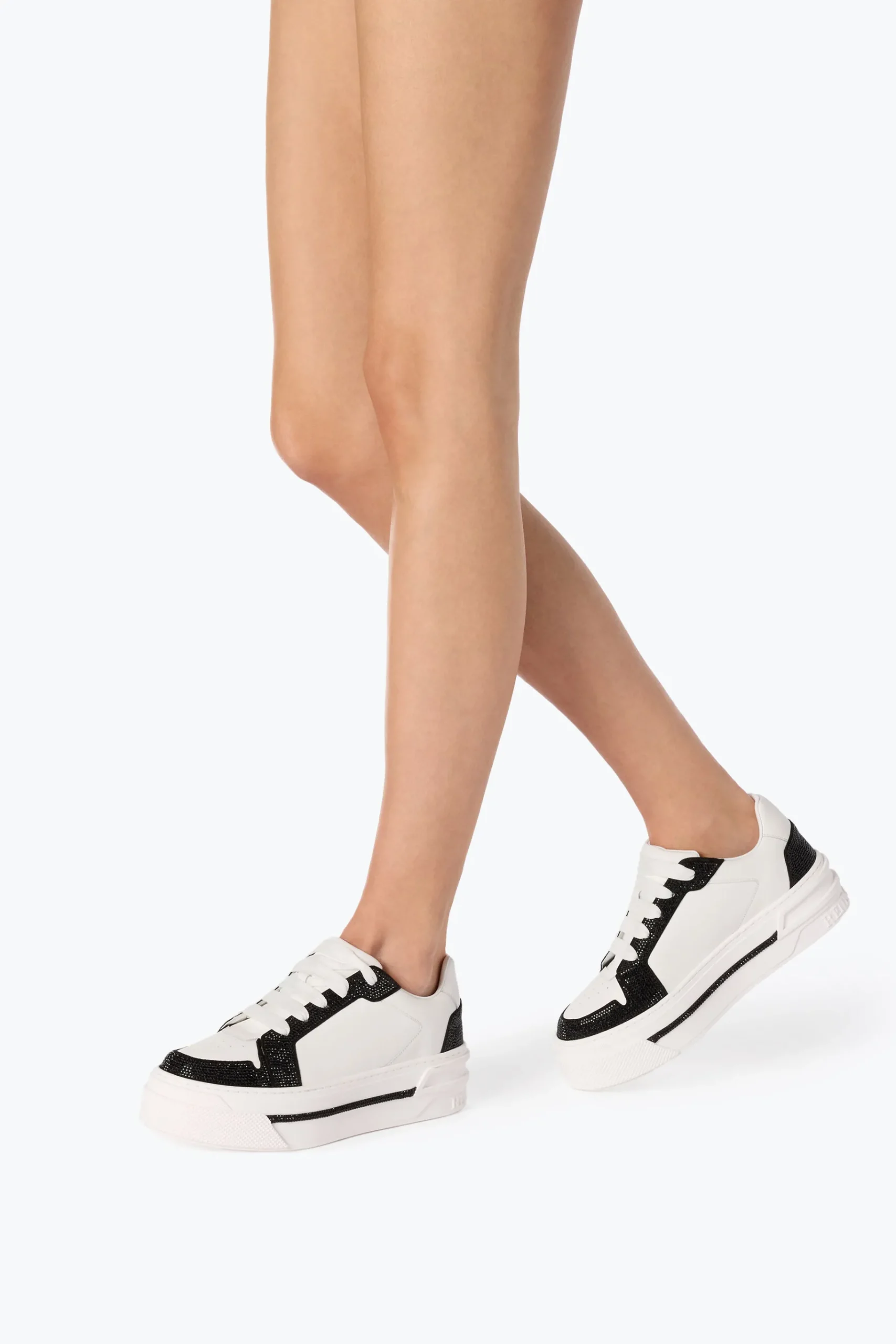 Sneaker^Rene Caovilla SNEAKER XTRA BIANCO- CON CRISTALLI 50 Nero