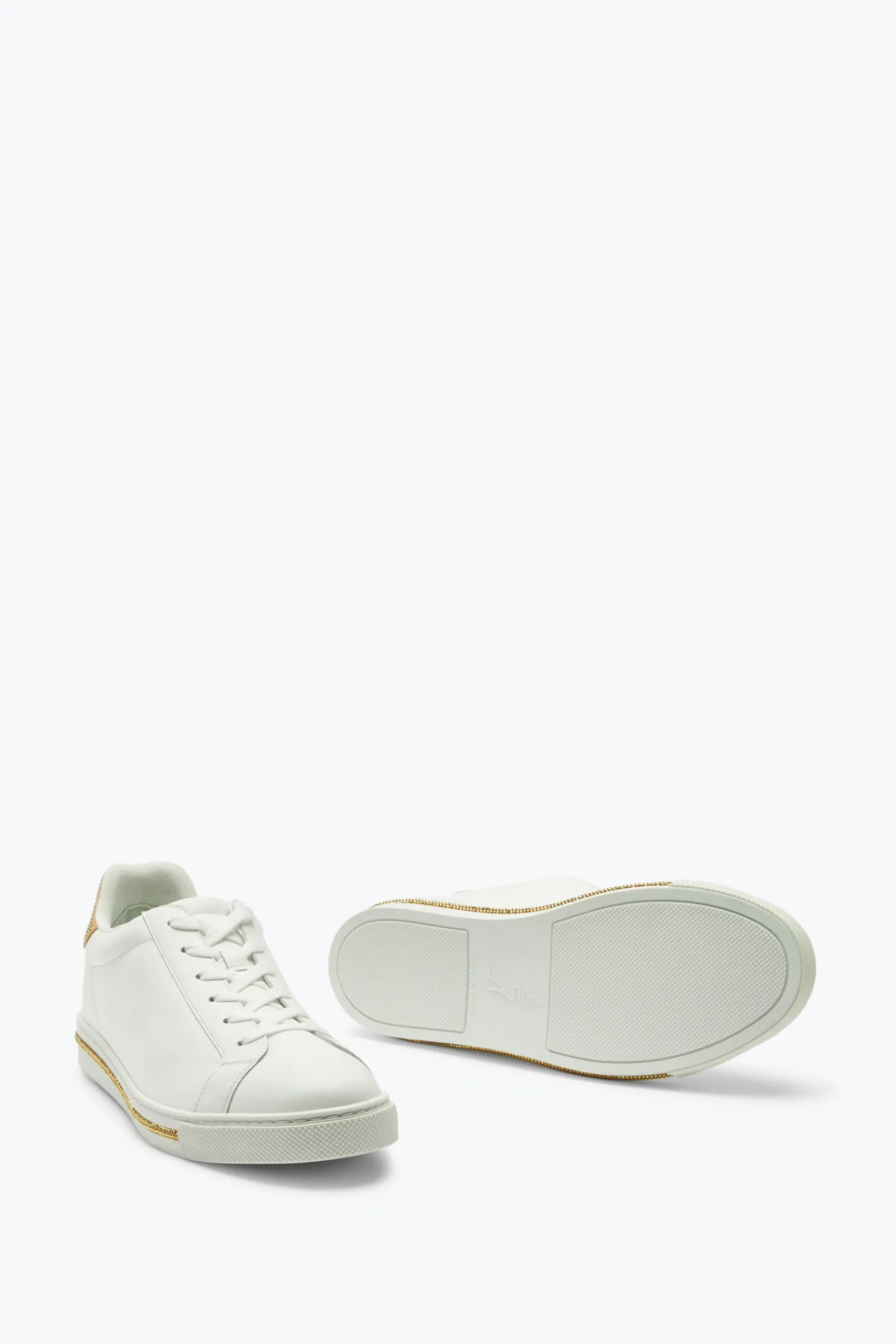 Sneaker^Rene Caovilla Sneaker Xtra -Oro Con Cristalli 15 Bianco