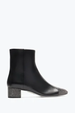 Stivali^Rene Caovilla Stivaletto Bonnie In Pelle Nera 40 Nero