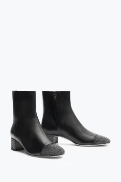 Stivali^Rene Caovilla Stivaletto Bonnie In Pelle Nera 40 Nero