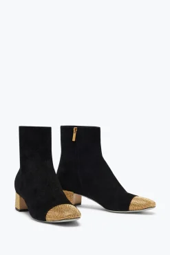 Stivali^Rene Caovilla Stivaletto Bonnie E Oro 40 Nero