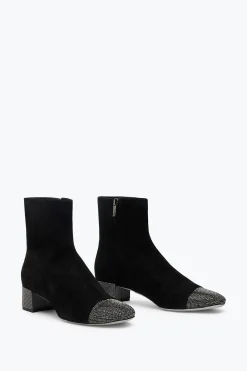 Stivali^Rene Caovilla Stivaletto Bonnie Suede 40 Nero