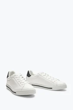 Sneaker^Rene Caovilla Xtra White-Black Sneaker With Crystals 15 White and Black