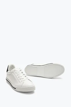 Sneaker^Rene Caovilla Xtra White-Black Sneaker With Crystals 15 White and Black