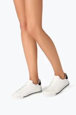 Sneaker^Rene Caovilla Xtra White-Black Sneaker With Crystals 15 White and Black